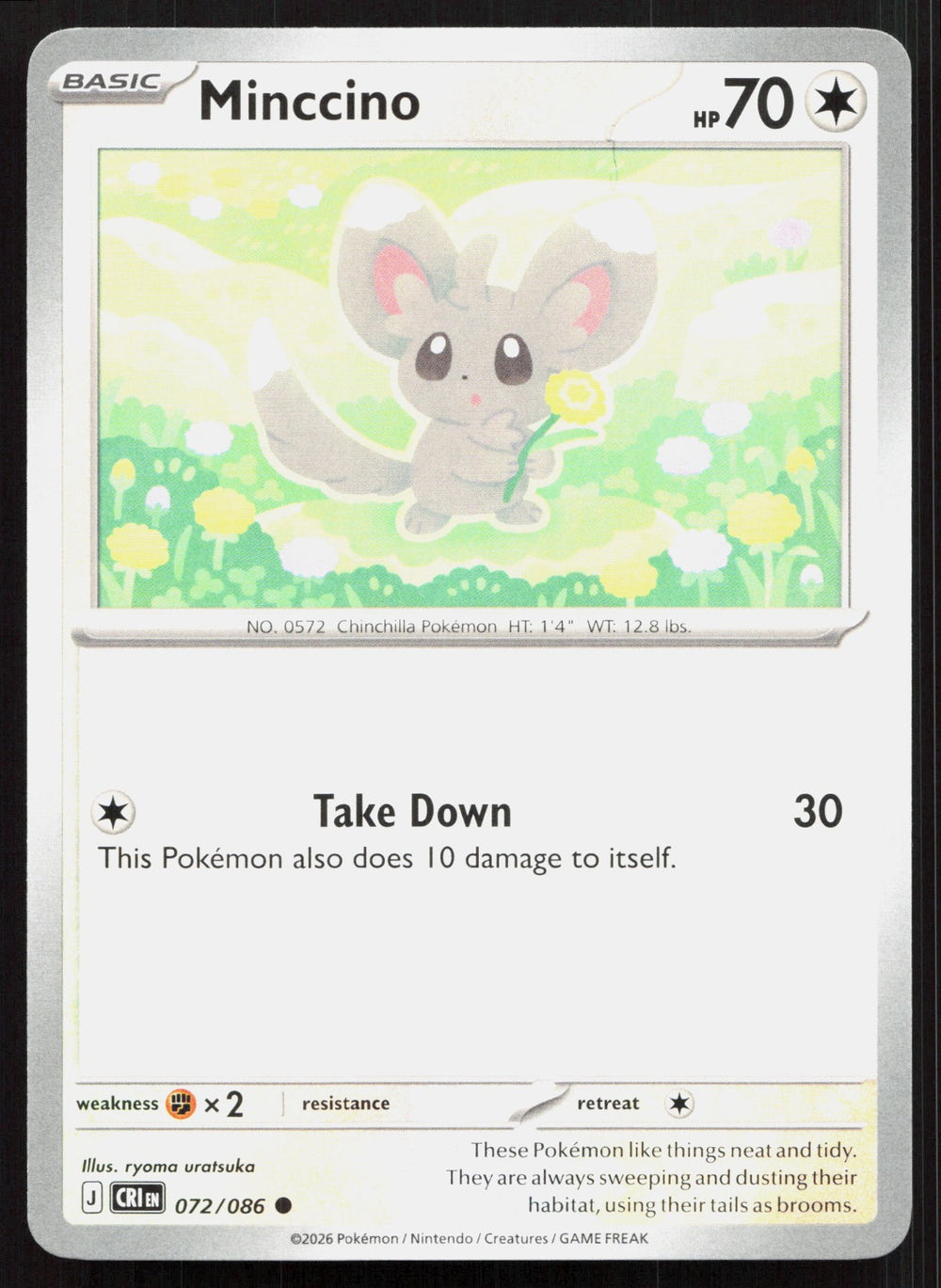 Minccino ME04: Chaos Rising 072/086