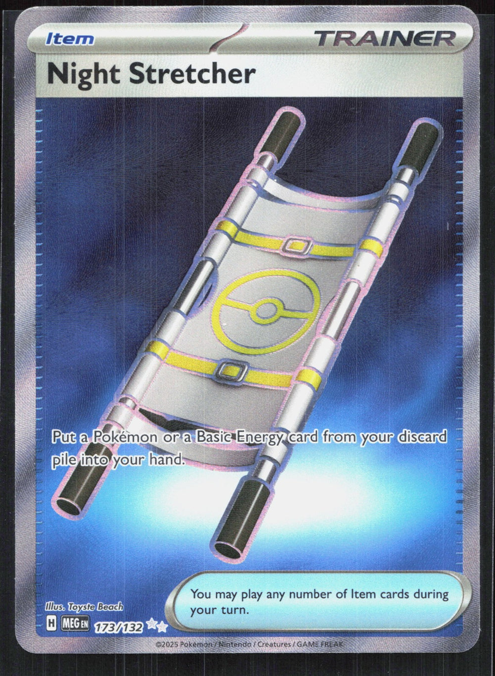 Night Stretcher Ultra Rare ME01: Mega Evolution 173/132
