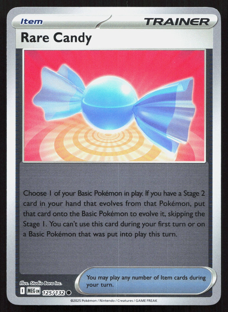 Rare Candy Reverse Holo ME01: Mega Evolution 125/132