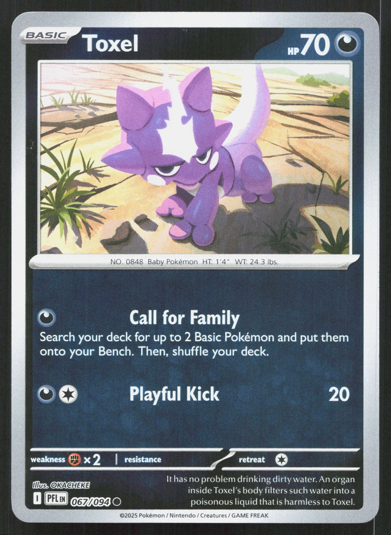 Toxel Reverse Holo ME02: Phantasmal Flames 067/094