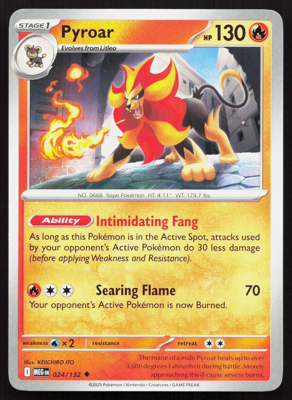 Pyroar ME01: Mega Evolution 024/132