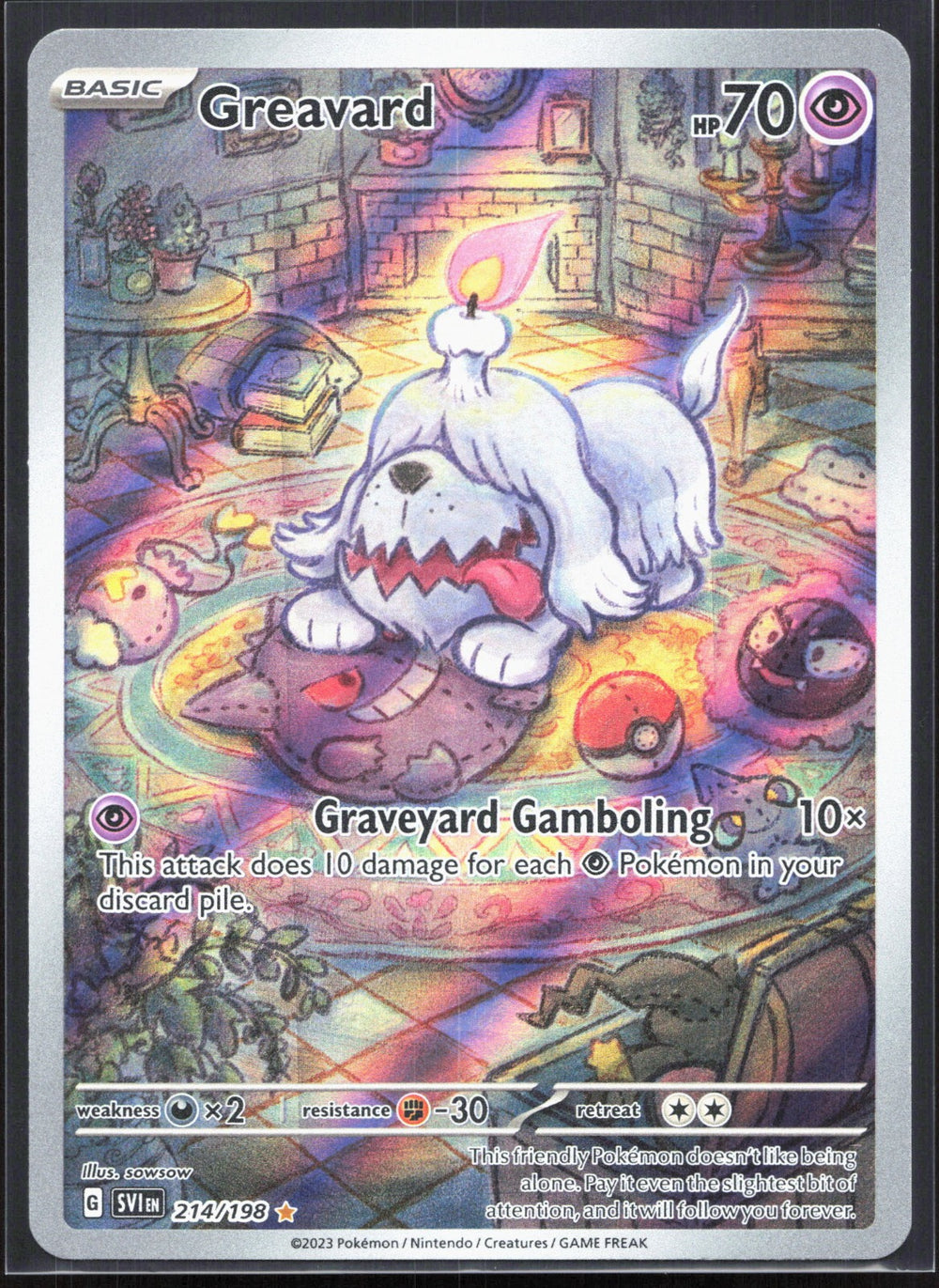 Greavard Illustration Rare SV01: Scarlet & Violet Base Set 214/198