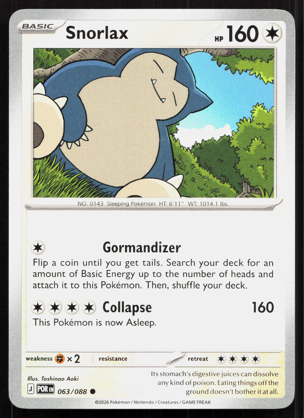 Snorlax ME03: Perfect Order 063/088