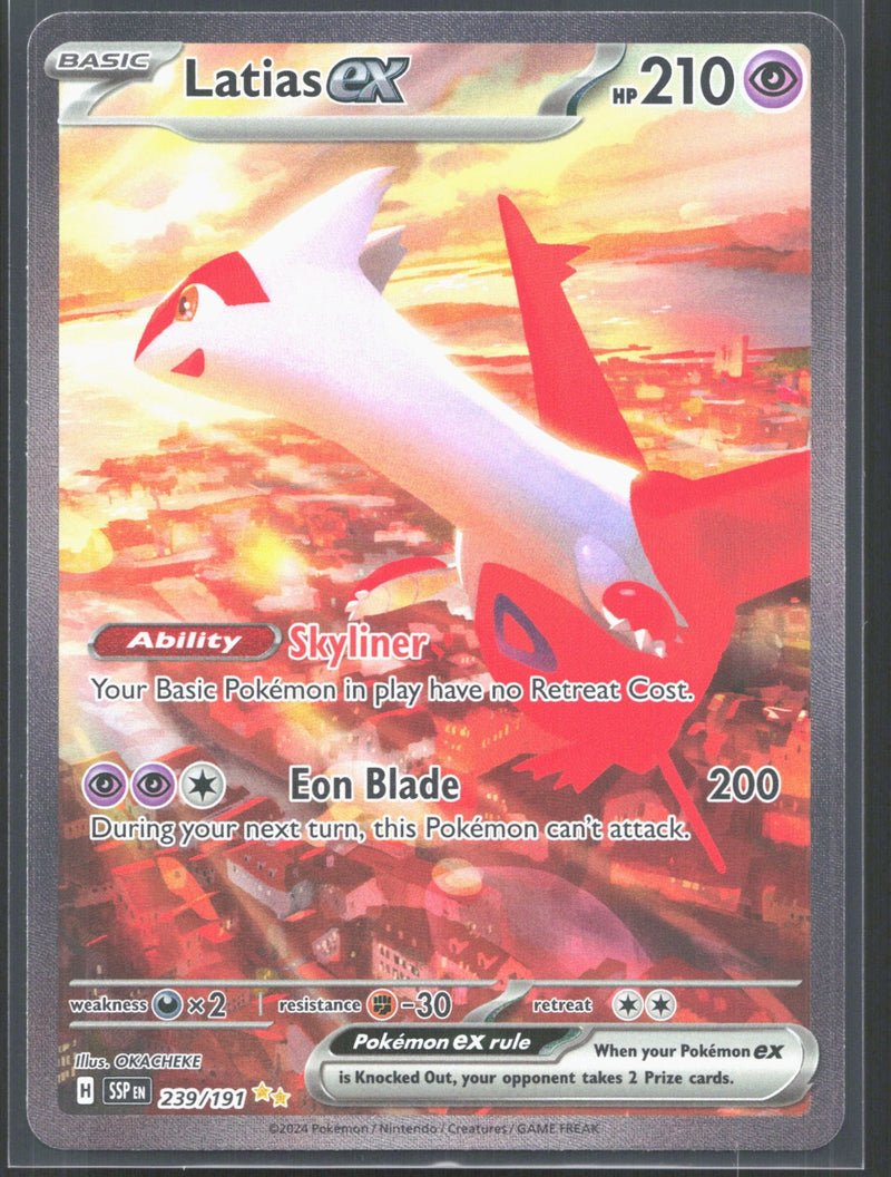 Latias ex Special Illustration Rare SV08: Surging Sparks 239/191