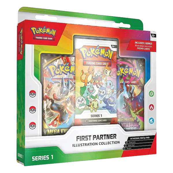 Pokémon: First Partner Illustration Collection - SERIES 1