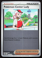 Pokemon Center Lady Reverse Holo ME01: Mega Evolution 123/132