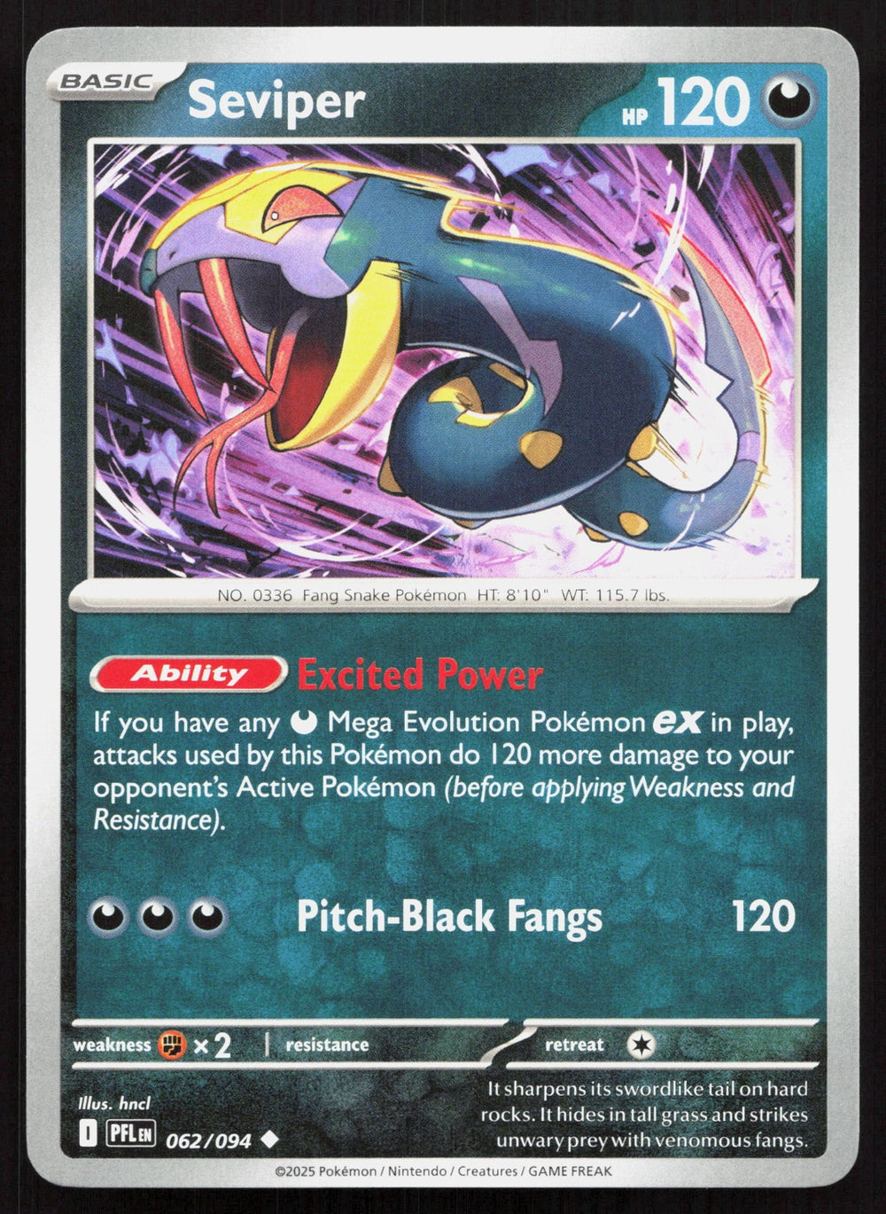 Seviper ME02: Phantasmal Flames 062/094