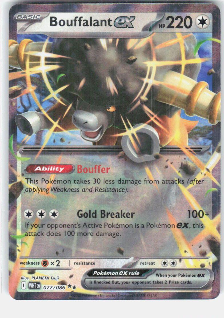Bouffalant ex SV: White Flare 077/086