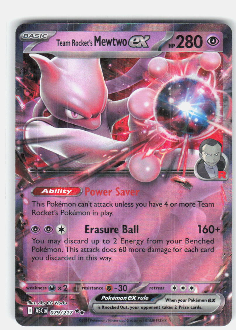 Team Rocket's Mewtwo ex ME2.5: Ascended Heroes 079/217
