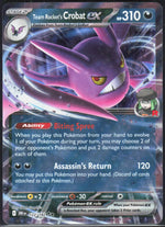 Team Rocket's Crobat ex SV10: Destined Rivals 122/182
