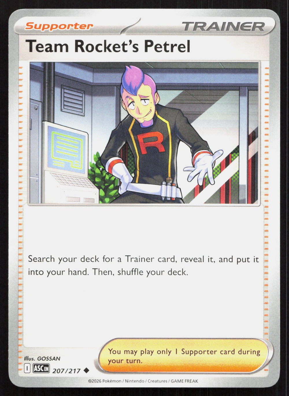 Team Rocket's Petrel ME: Ascended Heroes 207/217
