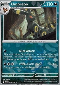 Umbreon Reverse Holo Master Ball 059/131 Prismatic Evolutions