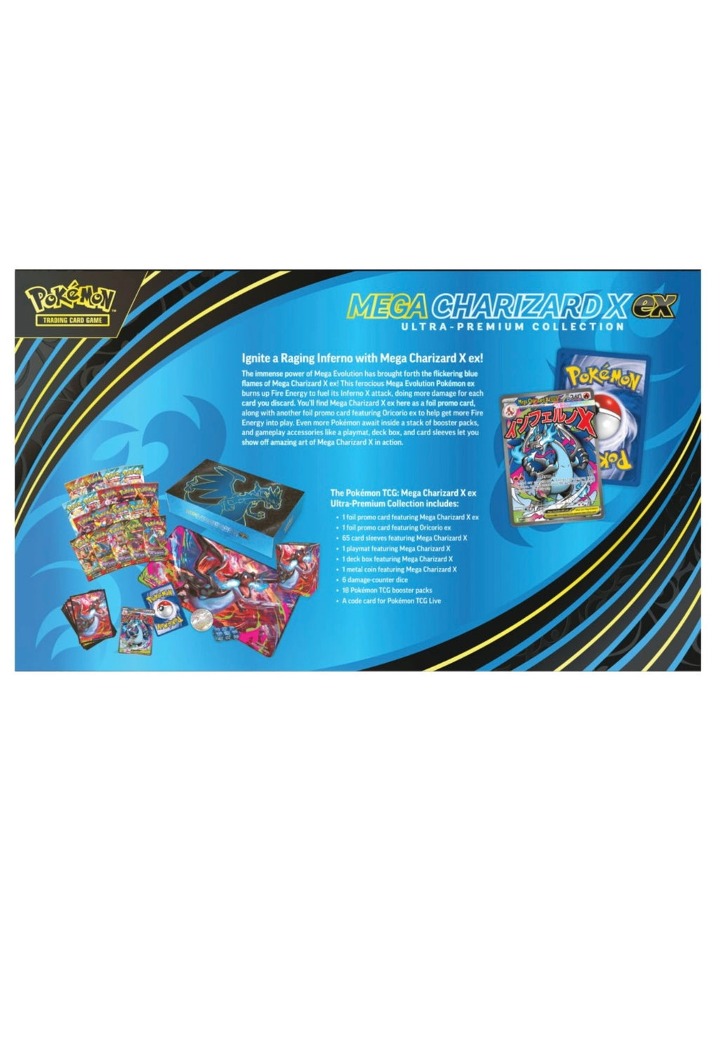 Pokémon TCG: Mega Charizard X ex Ultra Premium Collection