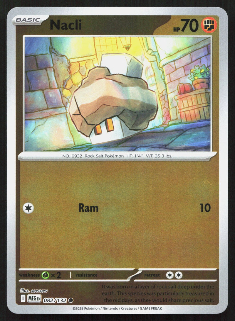 Nacli Reverse Holo ME01: Mega Evolution 082/132