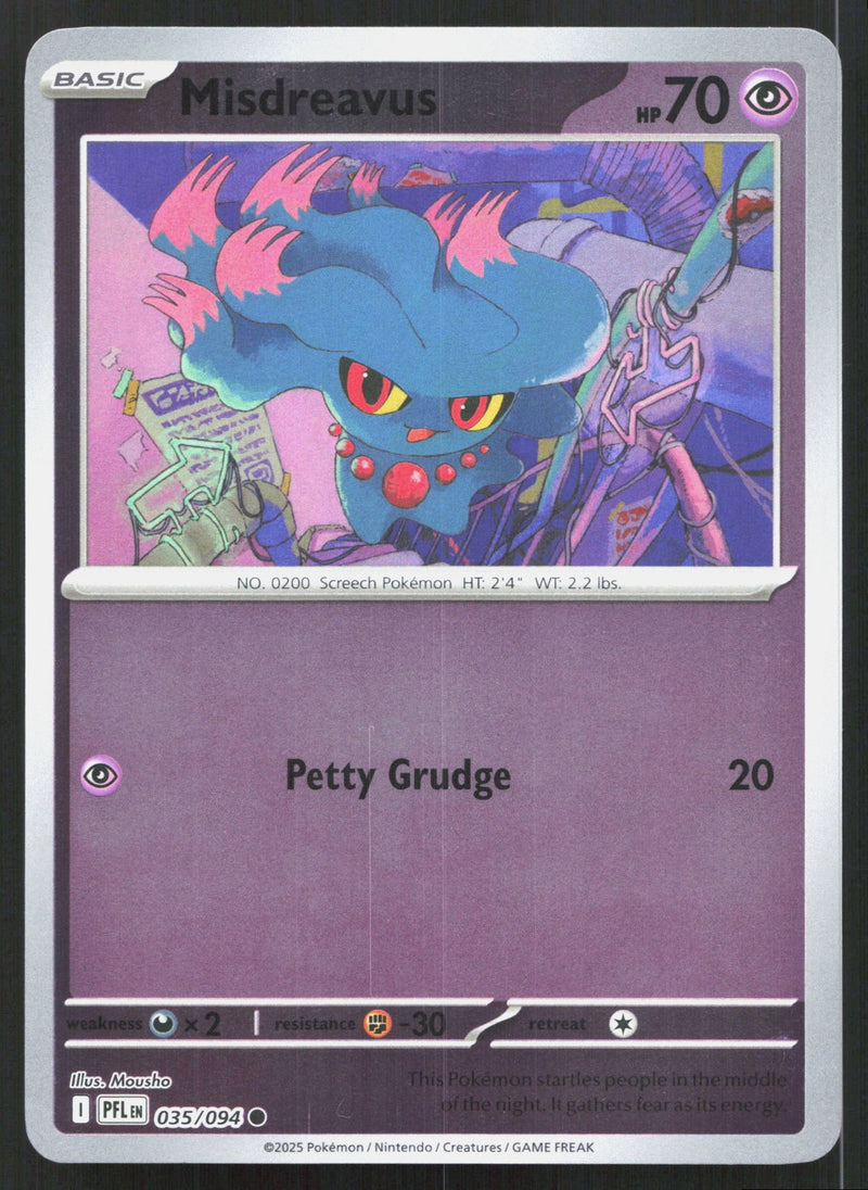 Misdreavus Reverse Holo ME02: Phantasmal Flames 035/094