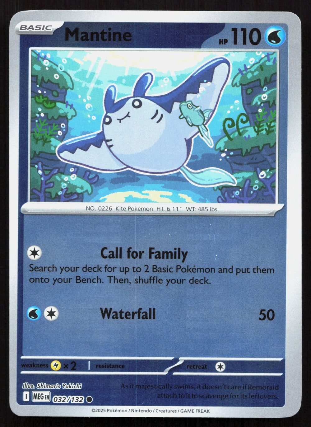 Mantine Reverse Holo ME01: Mega Evolution 032/132