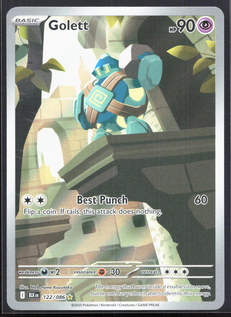 Golett Illustration Rare SV: Black Bolt 122/086