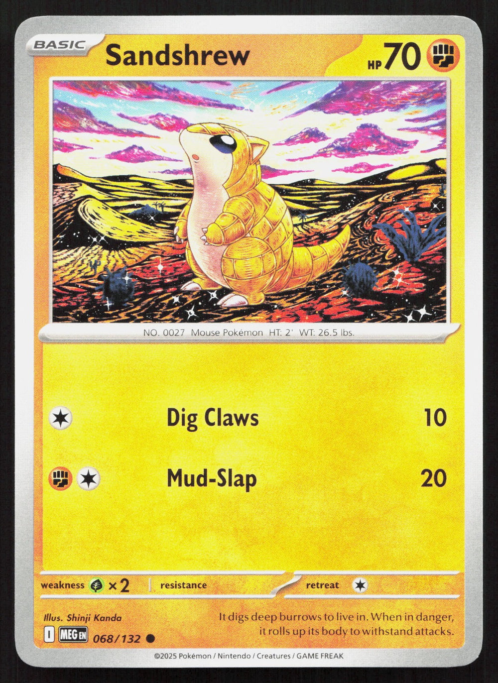 Sandshrew ME01: Mega Evolution 068/132