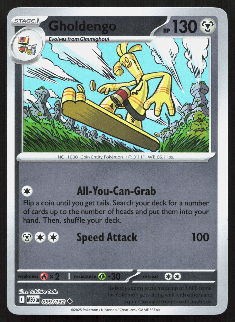 Gholdengo Reverse Holo ME01: Mega Evolution 099/132