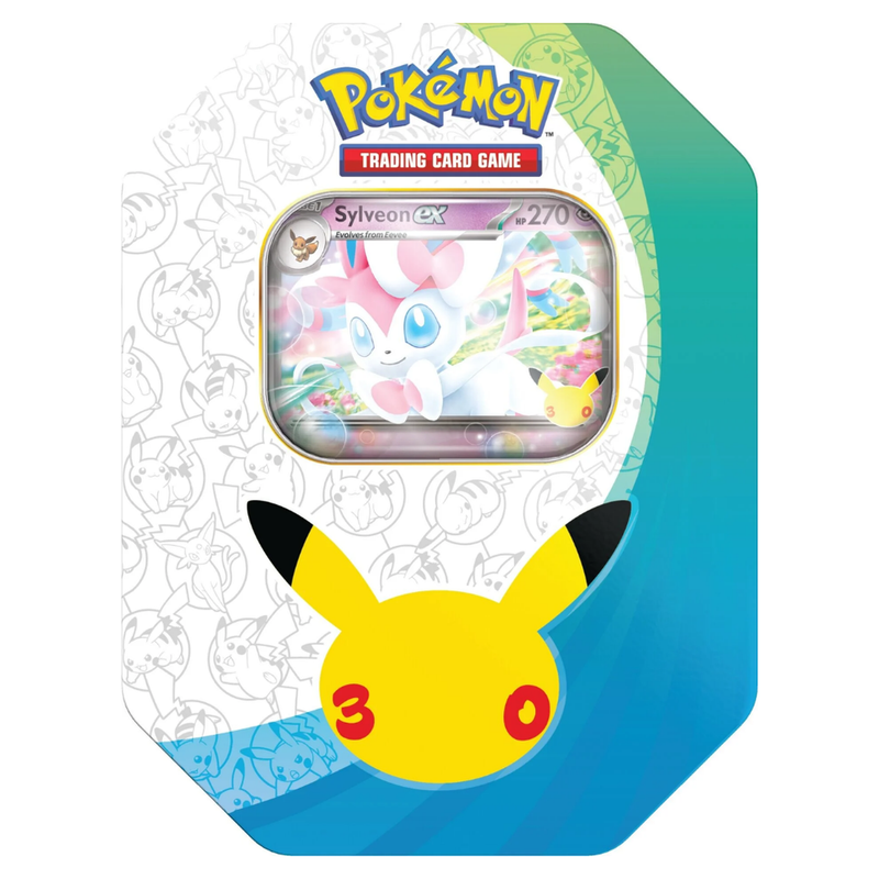 Pokémon Mega: 30th Celebration Greninja ex/Sylveon ex Mini Tin (4 Pack)