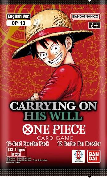 One Piece TCG: Carrying On His Will [OP-13] Booster