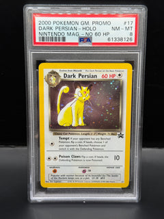 Dark Persian-Holo Nintendo Mag.-No 60 Hp PSA 8 #61338126