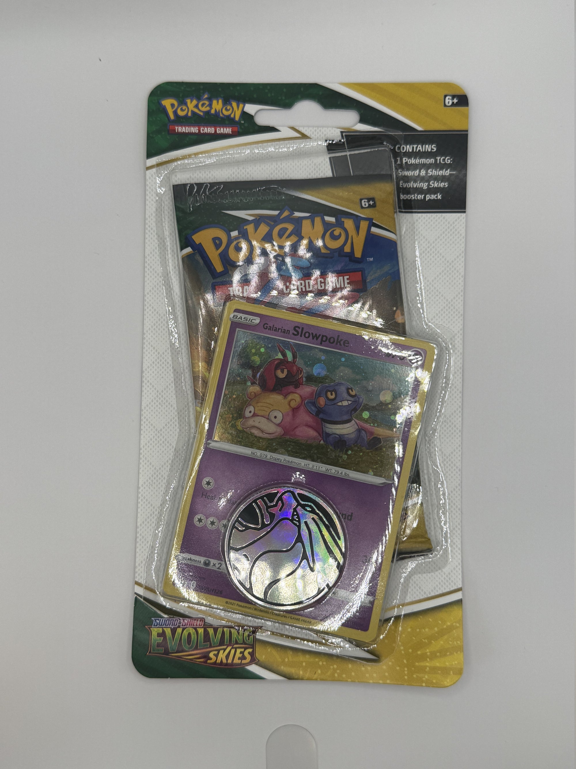 Pokémon: Evolving Skies Slowpoke Premium Checklane Blister