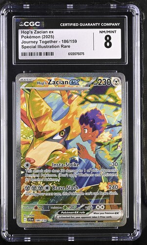 Hop's Zacian ex SIR 1186/159 CGC 8 #6122075075