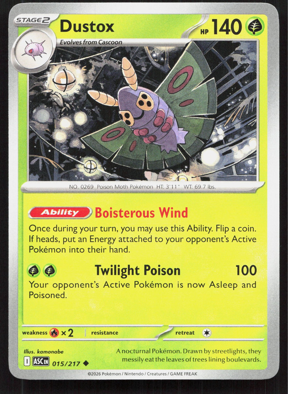 Dustox ME: Ascended Heroes 015/217
