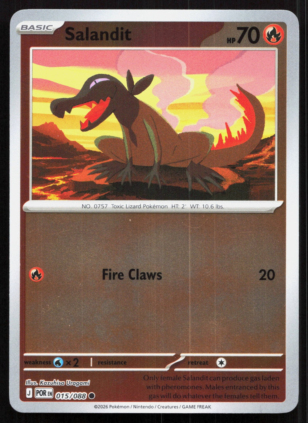 Salandit Reverse Holo ME03: Perfect Order 015/088