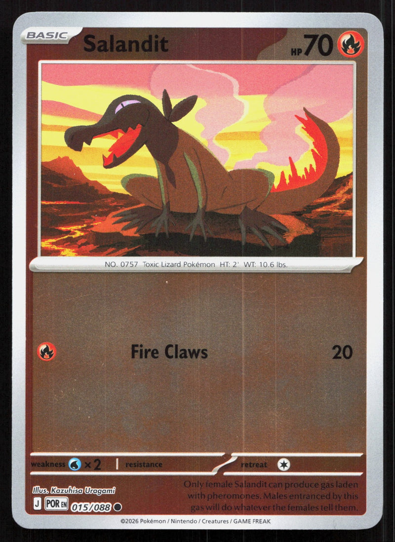Salandit Reverse Holo ME03: Perfect Order 015/088