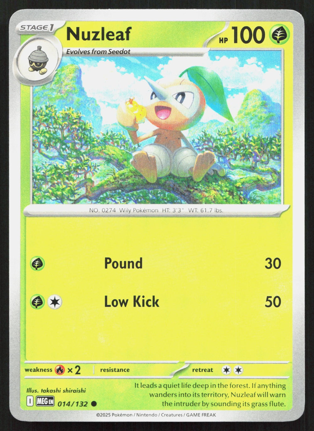 Nuzleaf ME01: Mega Evolution 014/132