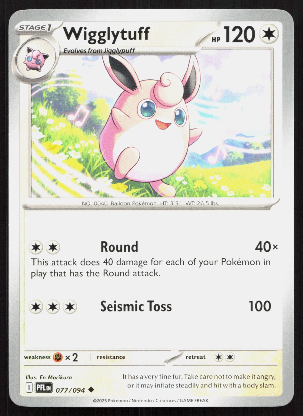 Wigglytuff ME02: Phantasmal Flames 077/094