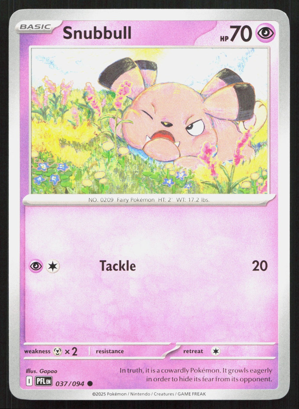 Snubbull ME02: Phantasmal Flames 037/094