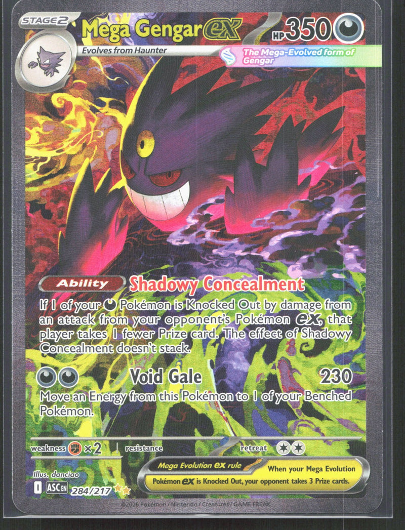 Mega Gengar ex Special Illustration Rare ME: Ascended Heroes 284/217