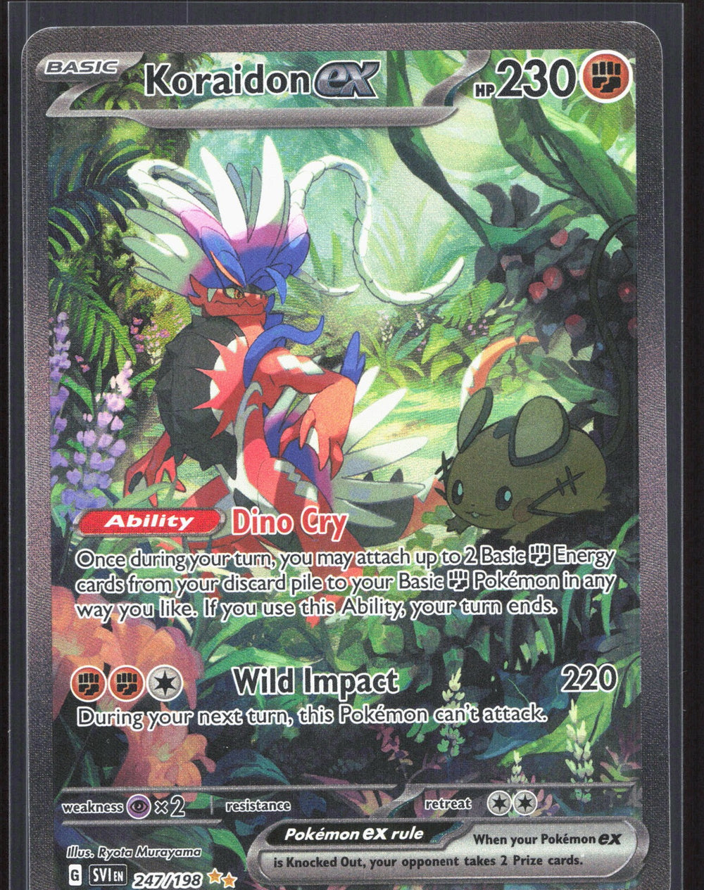 Koraidon ex Special Illustration Rare SV01: Scarlet & Violet Base Set 247/198