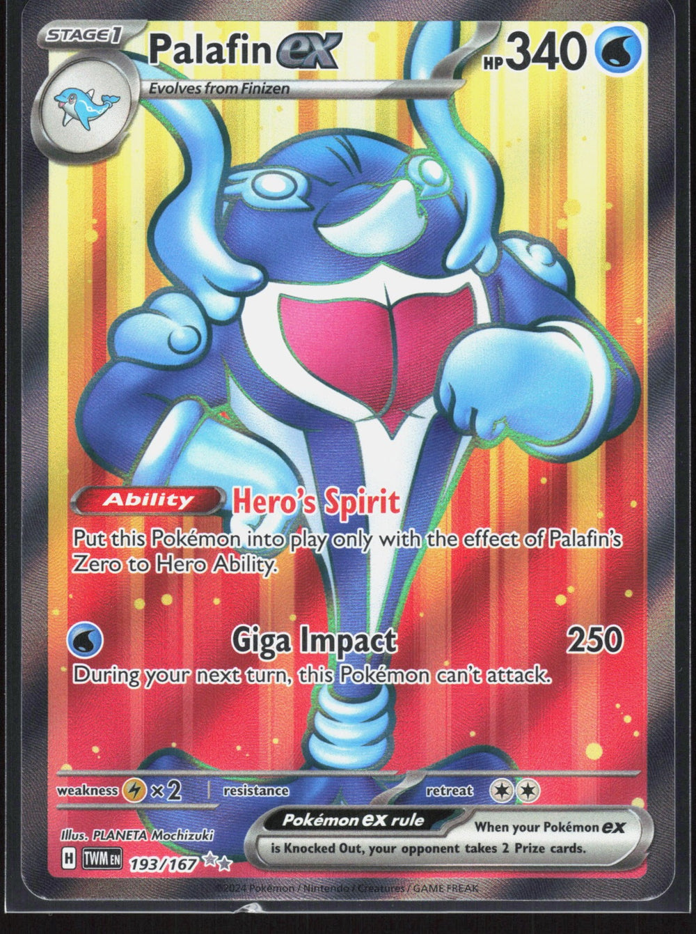 Palafin ex SV06: Twilight Masquerade 193/167
