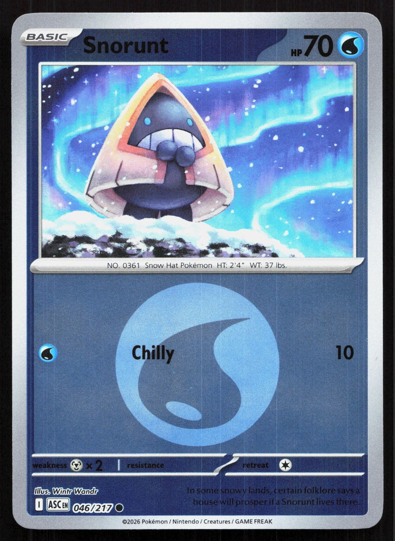 Snorunt (Energy Symbol Pattern) Reverse Holo ME: Ascended Heroes 046/217