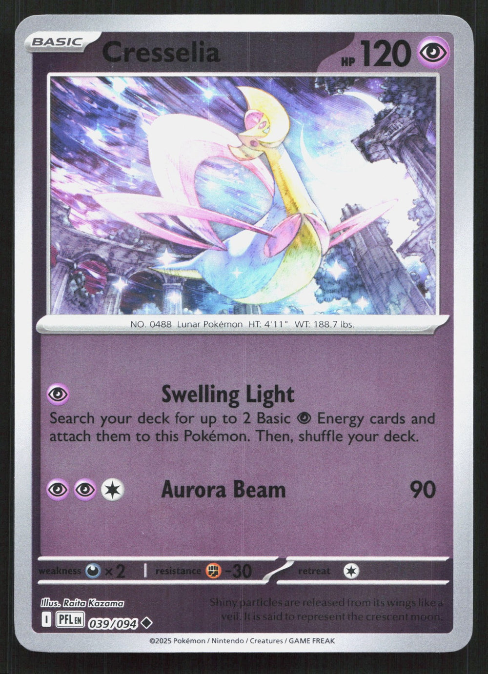 Cresselia Reverse Holo ME02: Phantasmal Flames 039/094