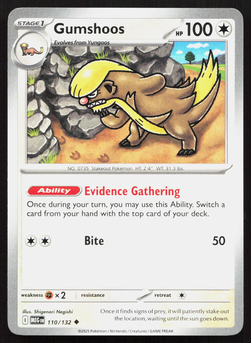 Gumshoos ME01: Mega Evolution 110/132
