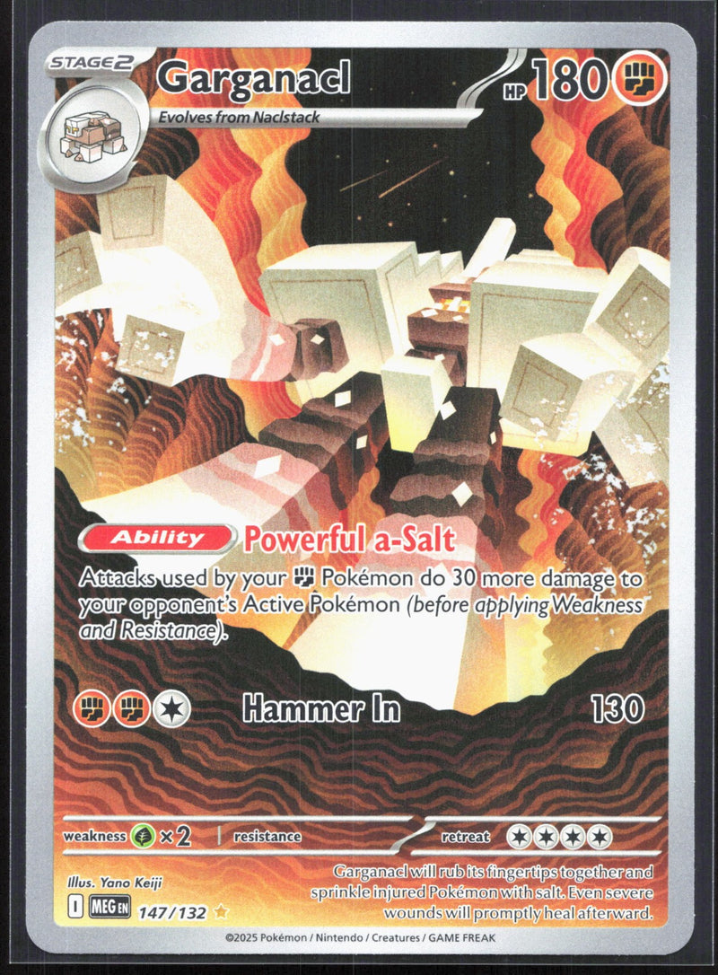 Garganacl Illustration Rare ME01: Mega Evolution 147/132