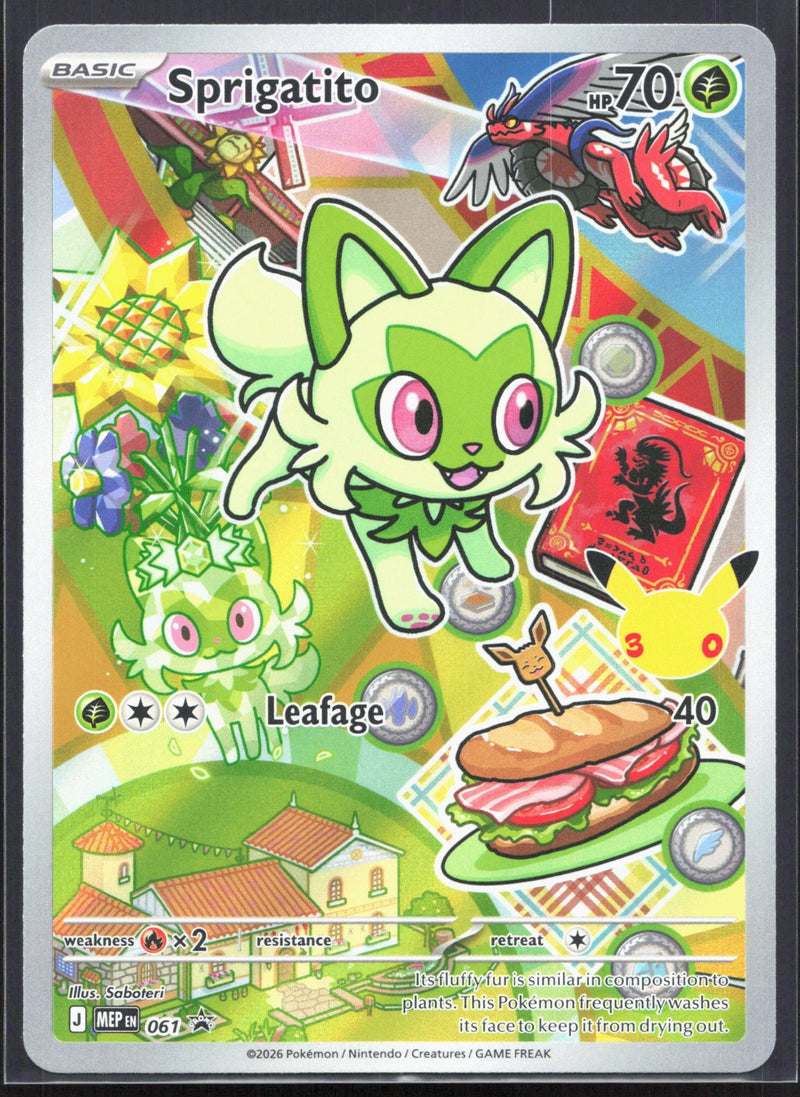 Sprigatito Promo ME: Mega Evolution Promo 061