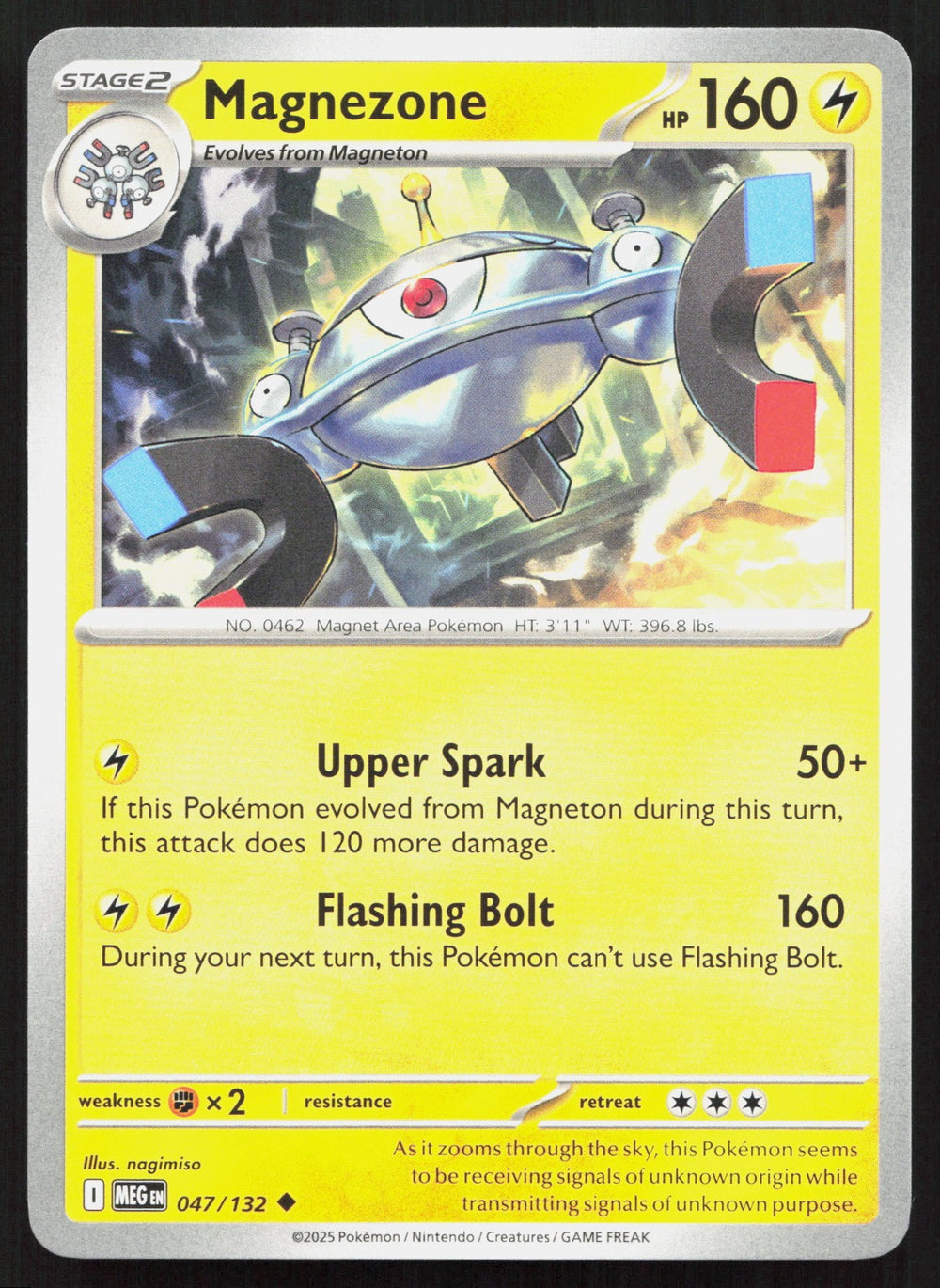 Magnezone Reverse Holo ME01: Mega Evolution 047/132