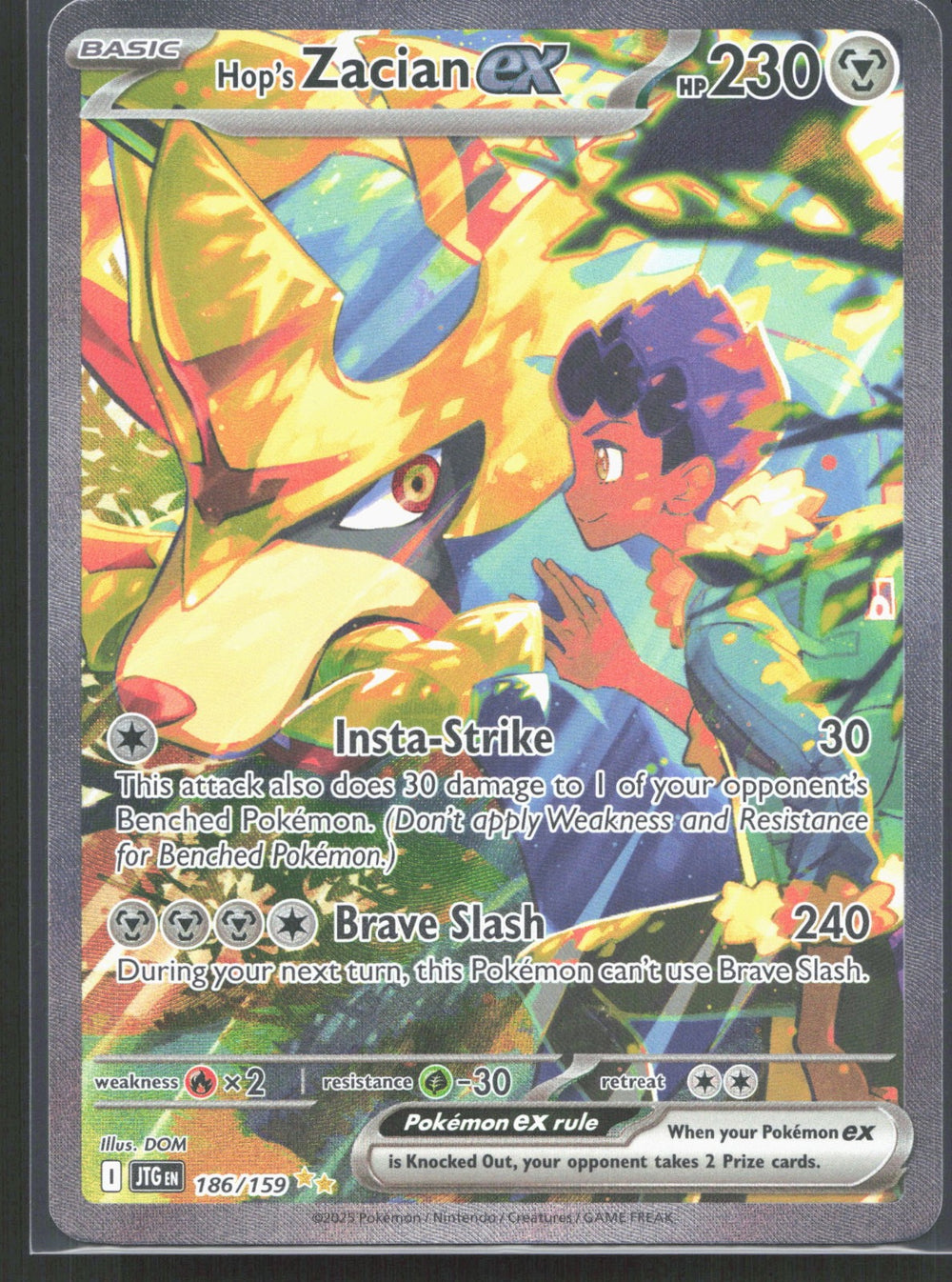 Hop's Zacian ex Special Illustration Rare SV09: Journey Together 186/159