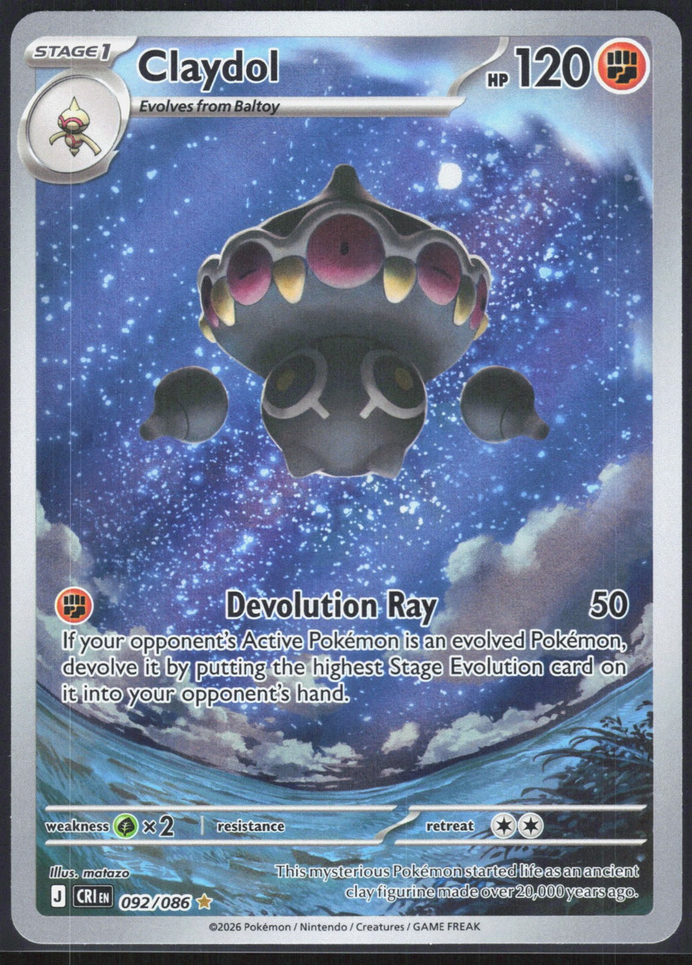 Claydol ME04: Chaos Rising 092/086