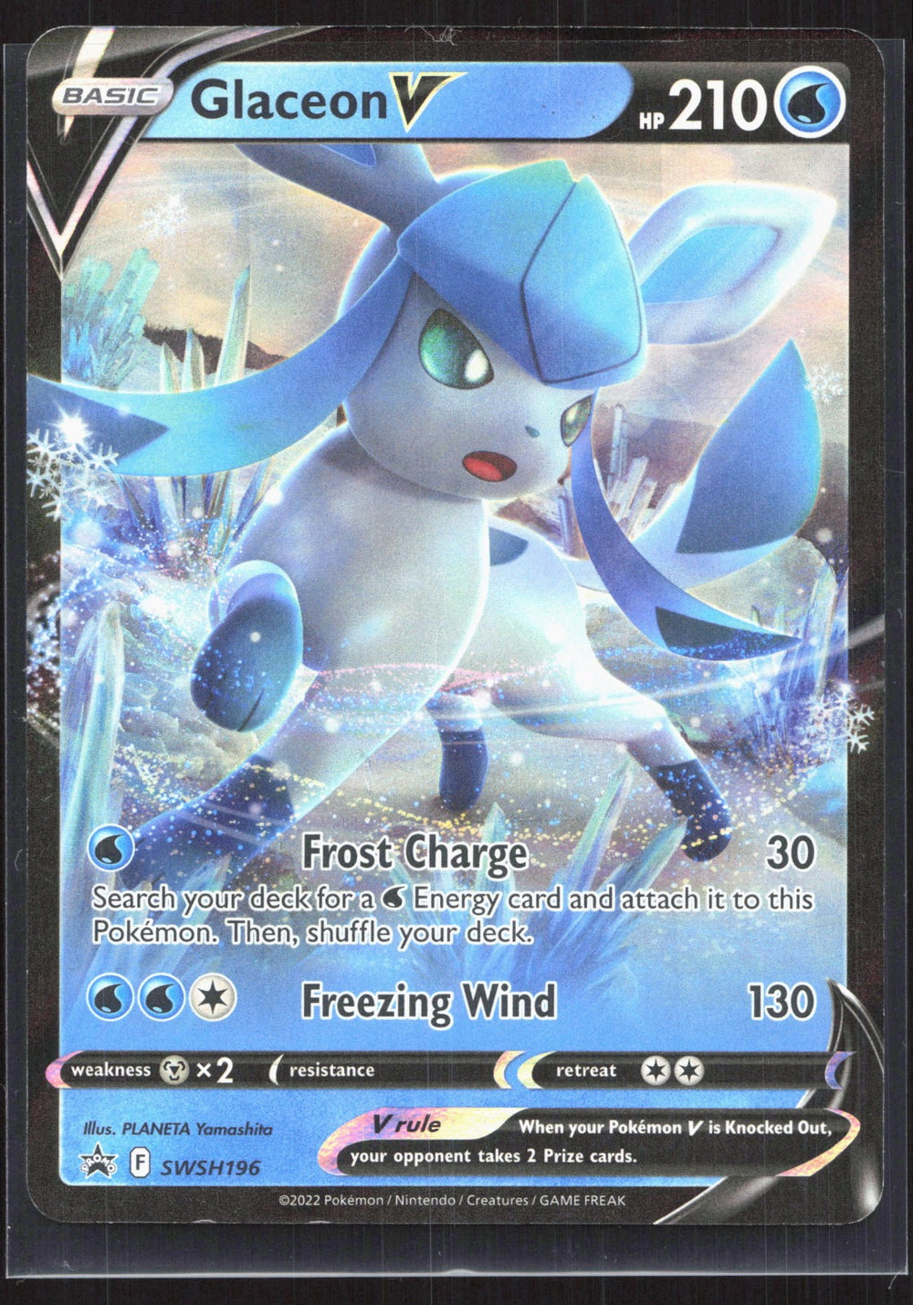 Glaceon V Promo SWSH: Sword & Shield Promo Cards SWSH196