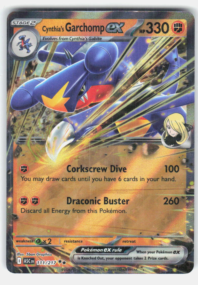 Cynthia's Garchomp ex ME: Ascended Heroes 111/217