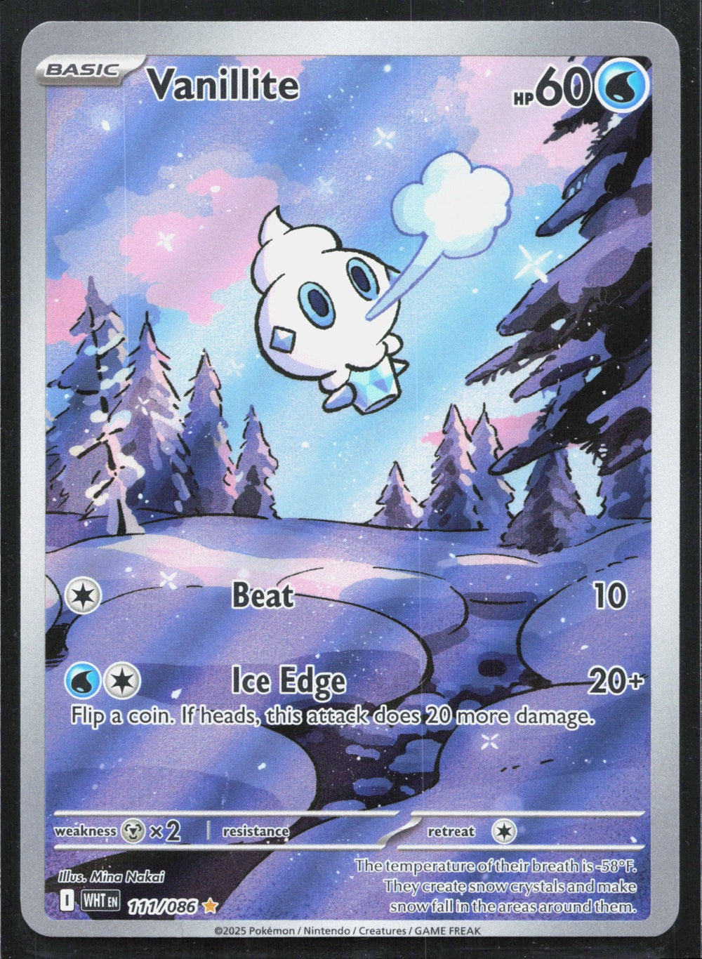 Vanillite Illustration Rare SV: White Flare 111/086