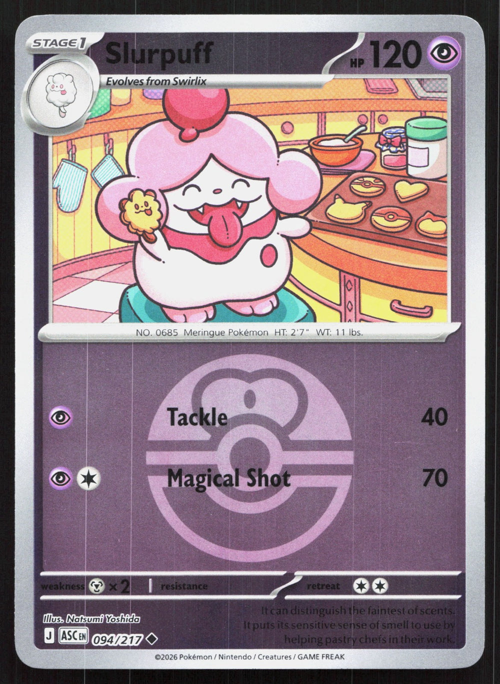 Slurpuff (Love Ball) Reverse Holo ME: Ascended Heroes 094/217