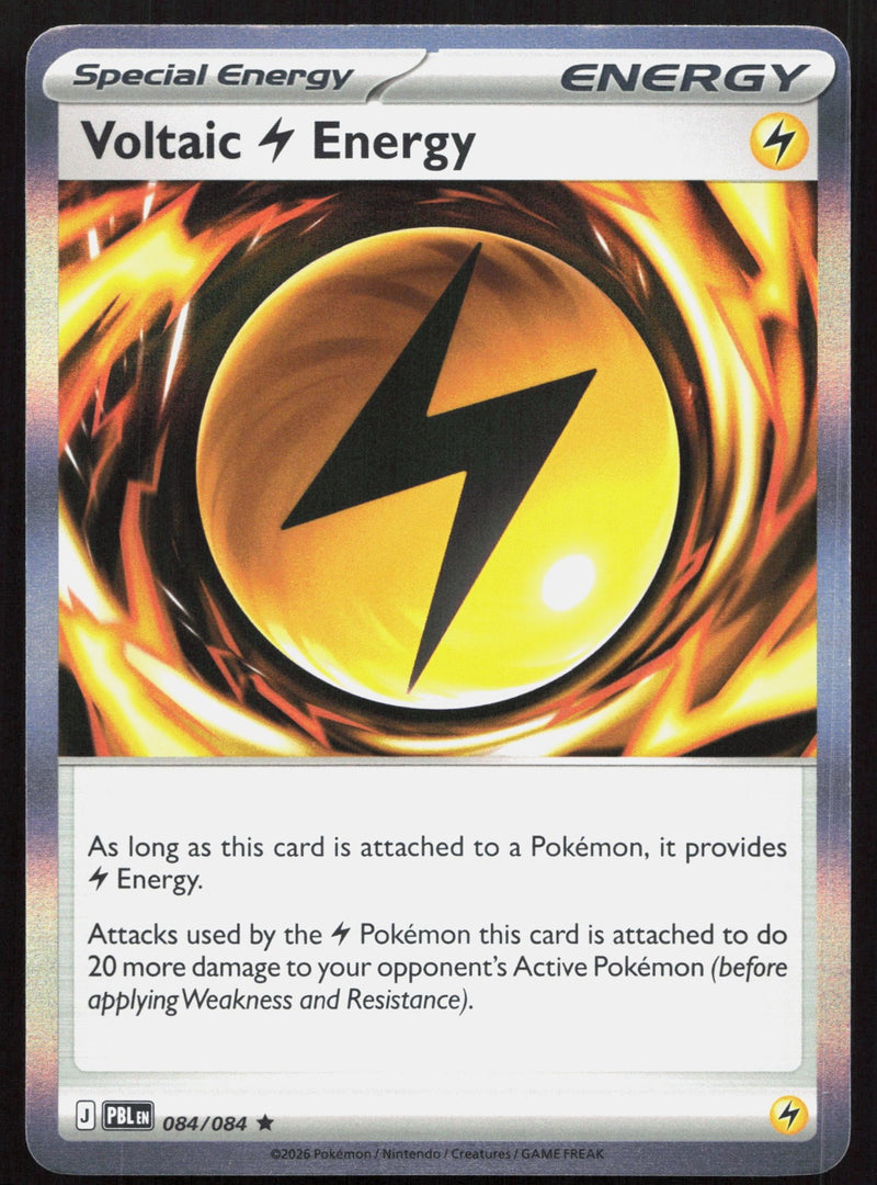 Voltaic Lightning Energy Holo ME05: Pitch Black 084/084